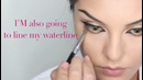 Dramatic Cat Eye With Bold Taupe Reddish Lips Makeup